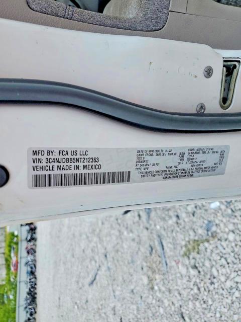 Продажа на аукционе авто 2022 Jeep Compass, vin: 3C4NJDBB5NT212363, номер лота: 51797796