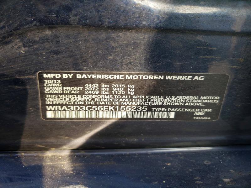 Продаж на аукціоні авто 2014 Bmw 328, vin: WBA3D3C56EK155235, номер лоту: 53128686