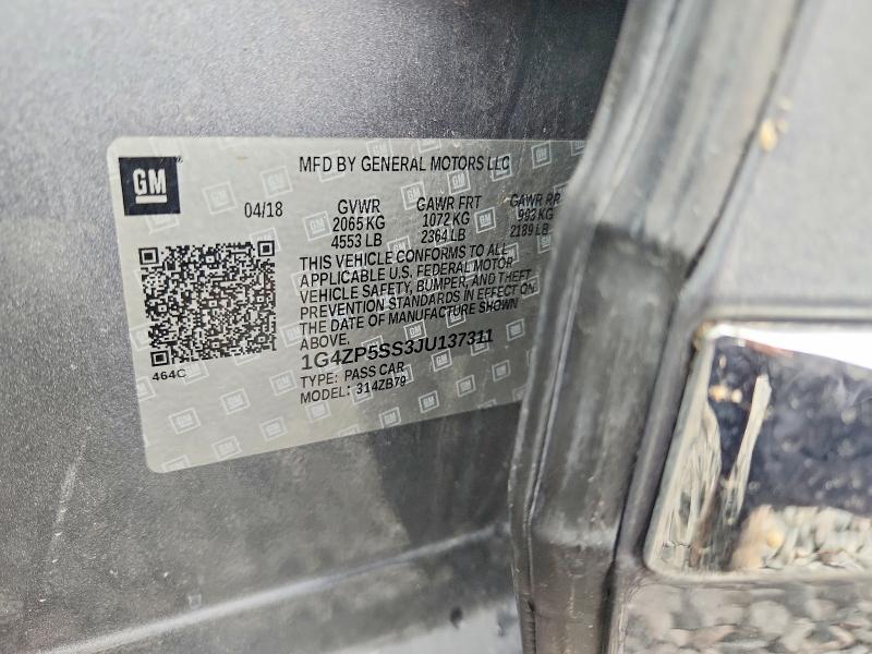 Aukcja sprzedaży 2018 Buick Lacrosse, vin: 1G4ZP5SS3JU137311, numer aukcji: 52505706