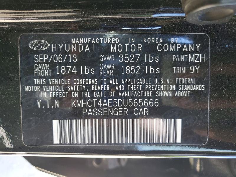 Продаж на аукціоні авто 2013 Hyundai Accent, vin: KMHCT4AE5DU565666, номер лоту: 52322886