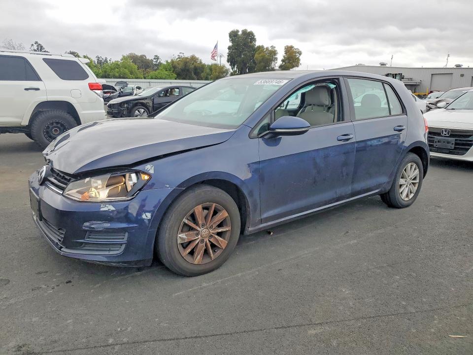 2016 Volkswagen Golf მანქანა იყიდება აუქციონზე, vin: 3VW217AU7GM009590, აუქციონის ნომერი: 53669746