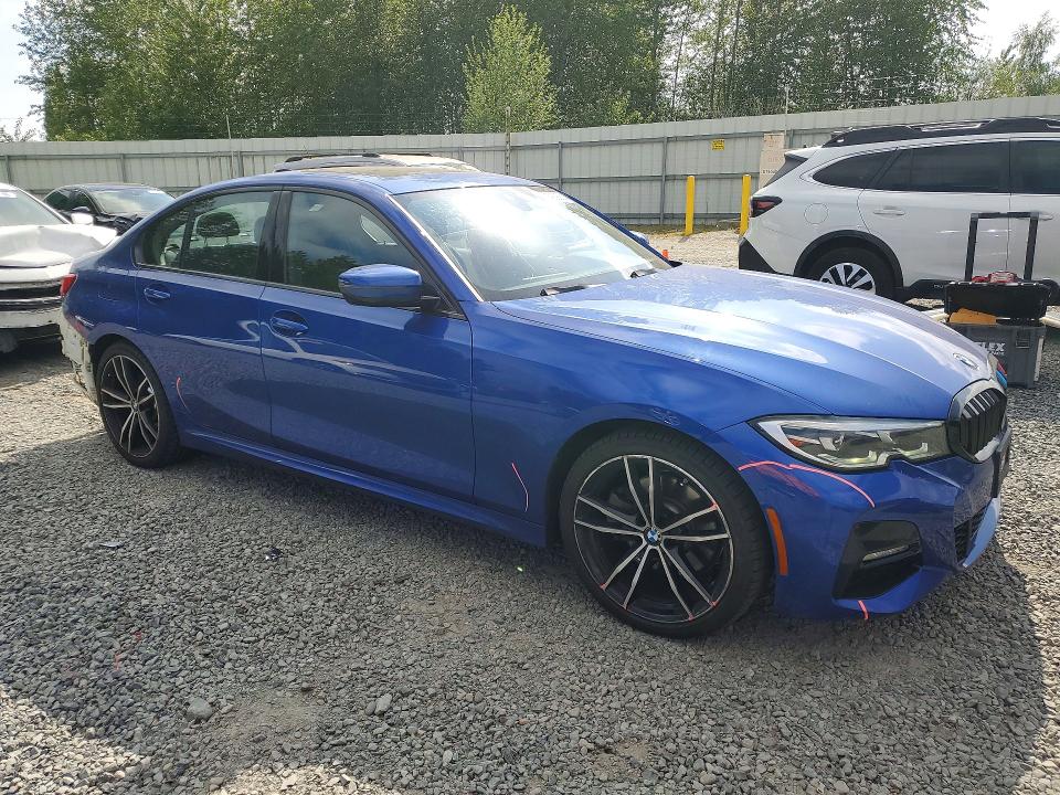 2019 Bmw 330xi მანქანა იყიდება აუქციონზე, vin: WBA5R7C59KFH31490, აუქციონის ნომერი: 52393936