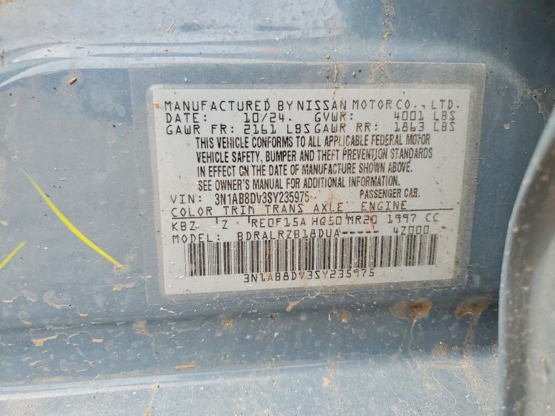 Aukcja sprzedaży 2025 Nissan Sentra, vin: 3N1AB8DV3SY235975, numer aukcji: 54994396