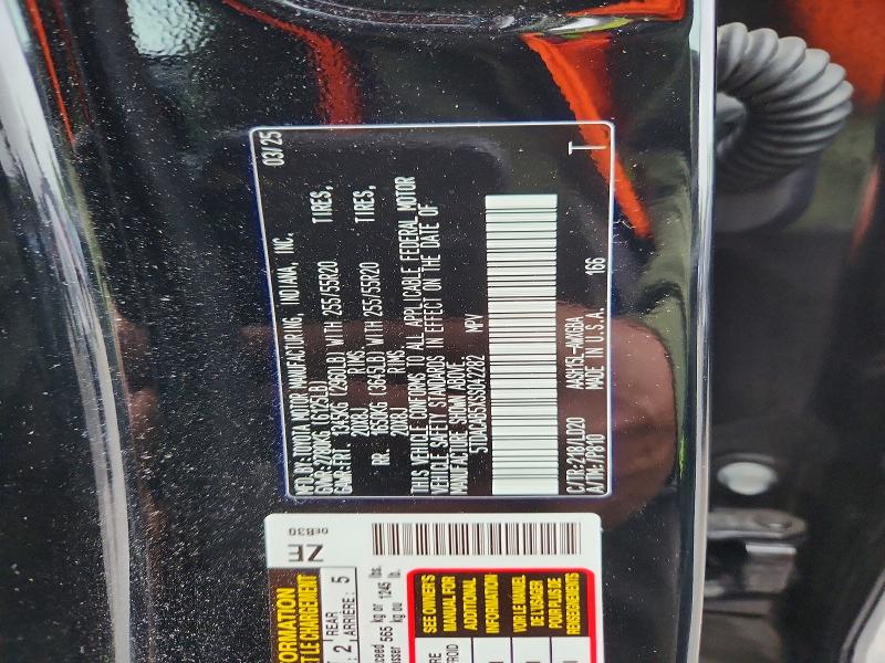 Продажа на аукционе авто 2025 Toyota Grand Highlander Hybrid, vin: 5TDACAB5XSS042282, номер лота: 54641536