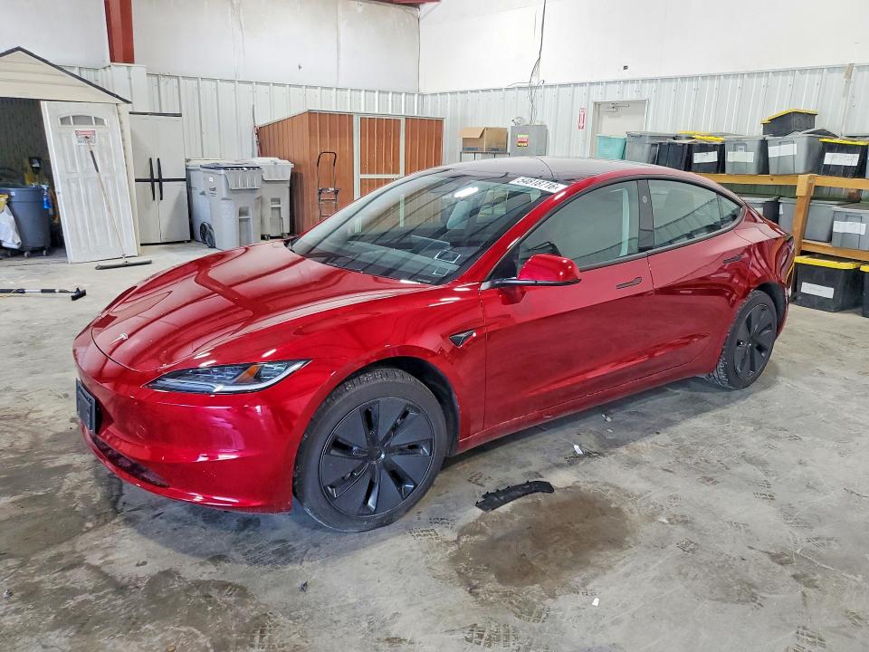 2025 Tesla Model 3 მანქანა იყიდება აუქციონზე, vin: 5YJ3E1EA3SF048618, აუქციონის ნომერი: 54818716