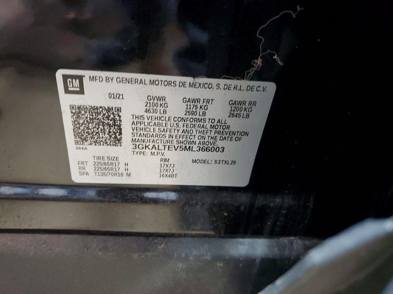 Aukcja sprzedaży 2021 Gmc Terrain, vin: 3GKALTEV5ML366003, numer aukcji: 49934966