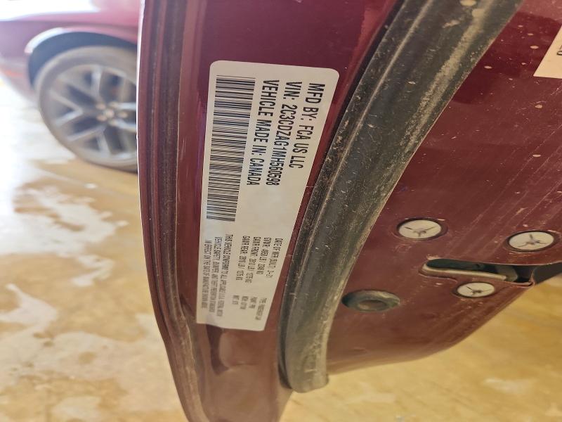 Продаж на аукціоні авто 2021 Dodge Challenger, vin: 2C3CDZAG1MH560598, номер лоту: 51848536