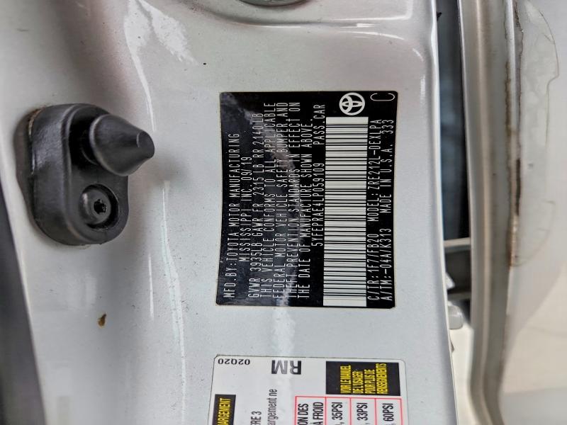 Продажа на аукционе авто 2020 Toyota Corolla, vin: 5YFEPRAE4LP059109, номер лота: 52060866