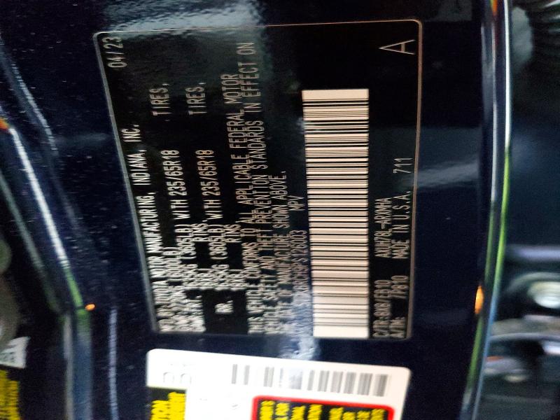2023 Toyota Highlander Hybrid მანქანა იყიდება აუქციონზე, vin: 5TDKBRCH9PS126003, აუქციონის ნომერი: 52391866