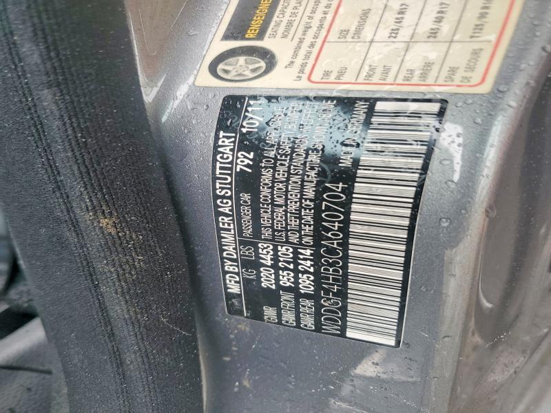 Aukcja sprzedaży 2012 Mercedes-benz C, vin: WDDGF4HB3CA640704, numer aukcji: 54980316