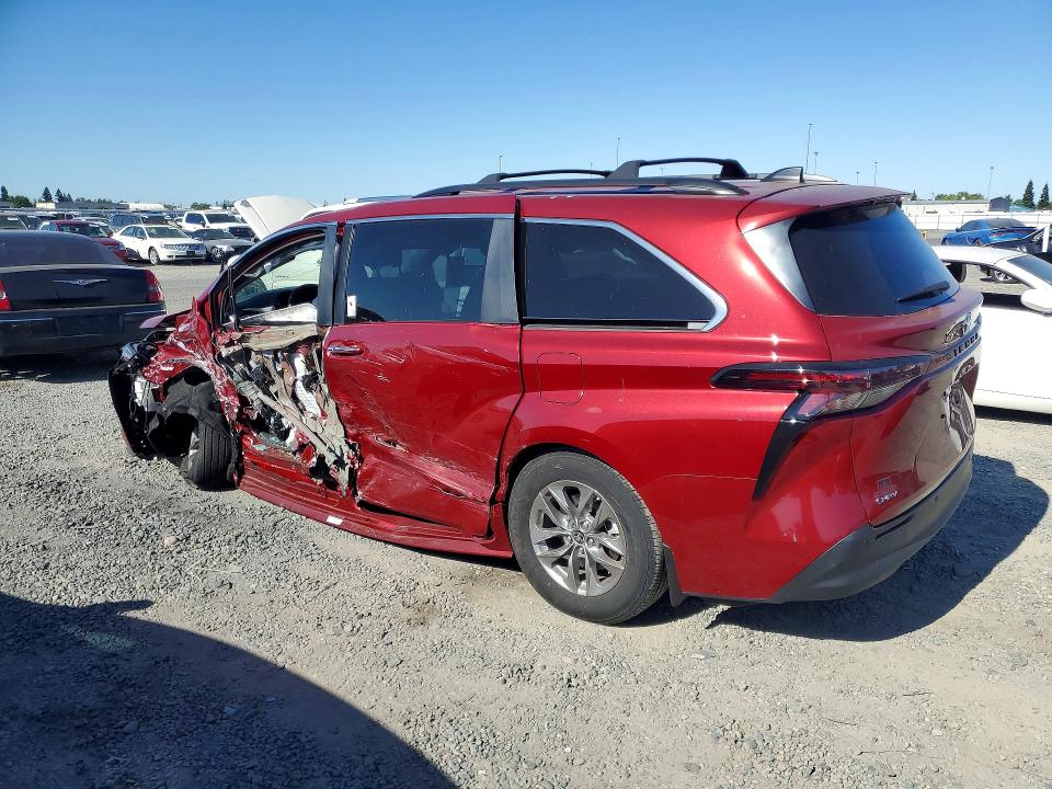 2025 Toyota Sienna მანქანა იყიდება აუქციონზე, vin: 5TDJRKEC3SS228681, აუქციონის ნომერი: 54173306