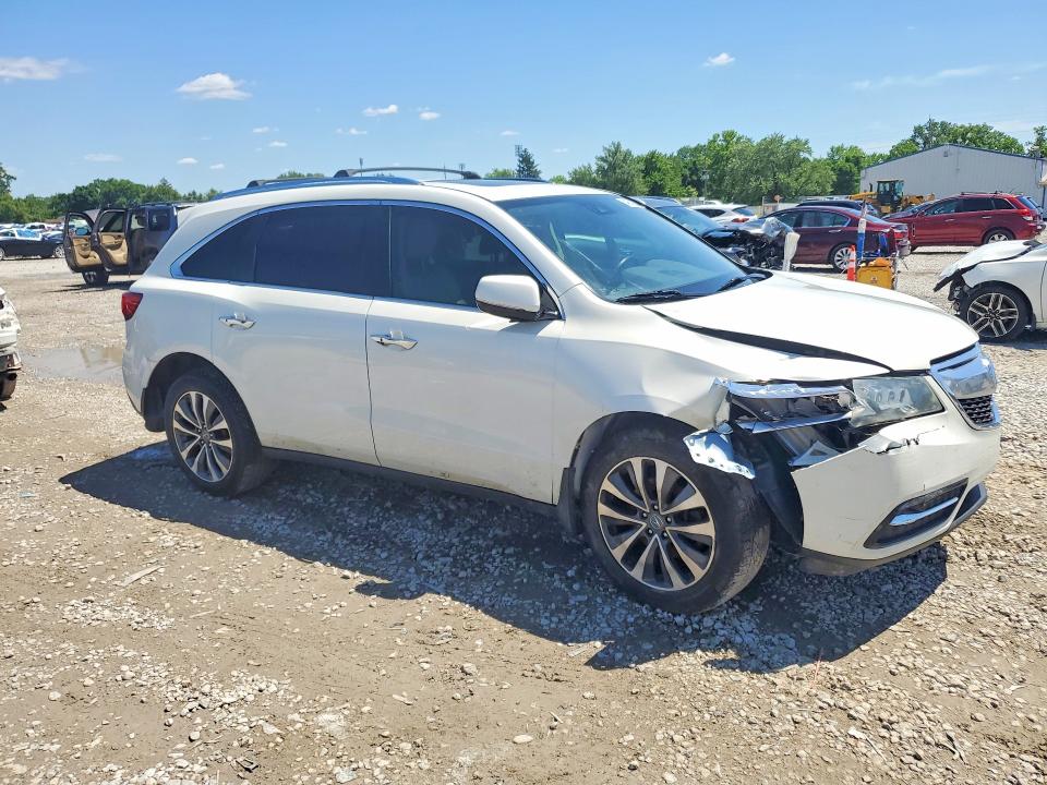 2016 Acura Mdx მანქანა იყიდება აუქციონზე, vin: 5FRYD4H63GB013729, აუქციონის ნომერი: 54651936