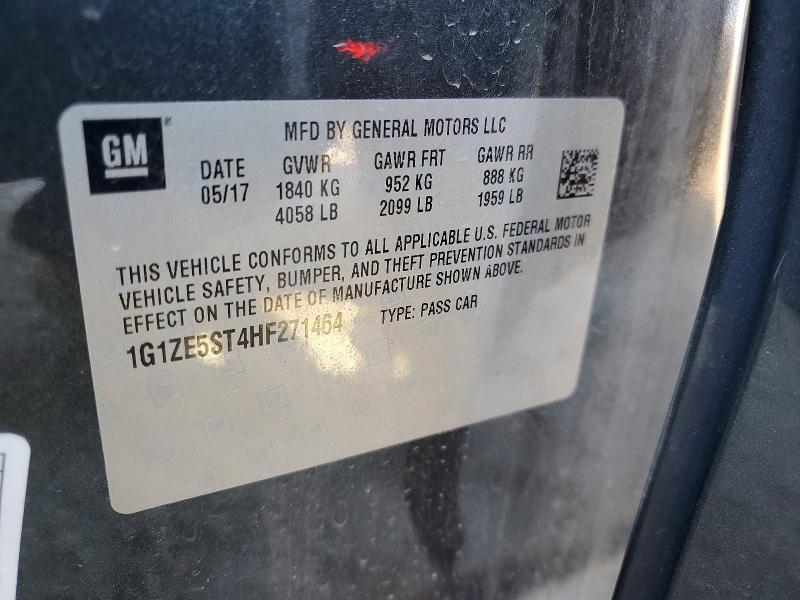 Продаж на аукціоні авто 2017 Chevrolet Malibu, vin: 1G1ZE5ST4HF271464, номер лоту: 52434126