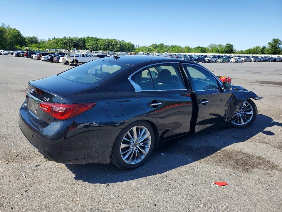 55129126 :رقم المزاد ، JN1EV7AR5KM553965 vin ، 2019 Infiniti Q50 مزاد بيع