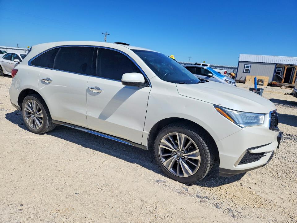 52082186 :رقم المزاد ، 5FRYD3H51HB014204 vin ، 2017 Acura Mdx مزاد بيع