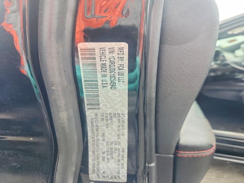 53780436 :رقم المزاد ، 1C4RDJDG1SC545943 vin ، 2025 Dodge Durango مزاد بيع