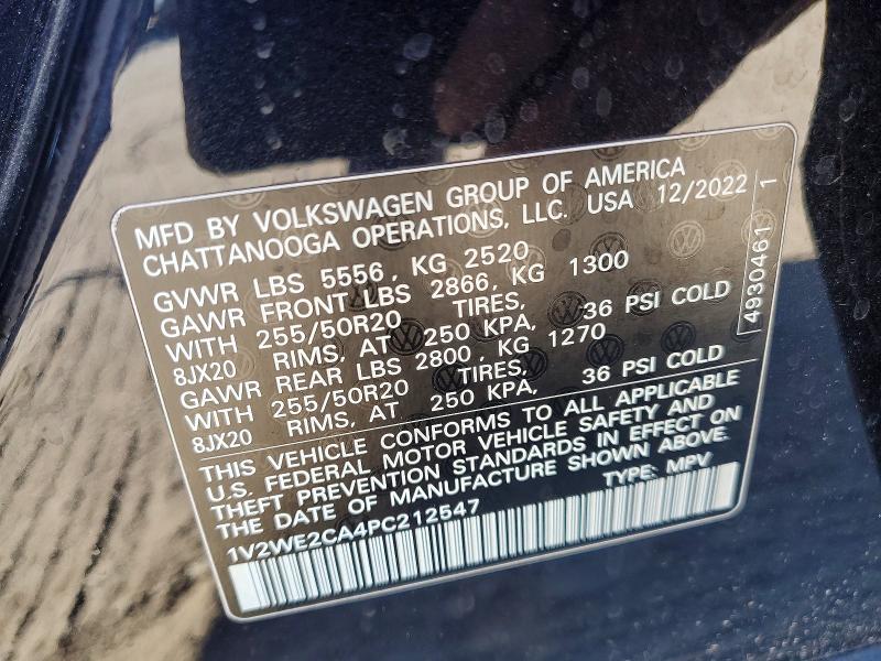 Aukcja sprzedaży 2023 Volkswagen Atlas Cross Sport, vin: 1V2WE2CA4PC212547, numer aukcji: 55602596