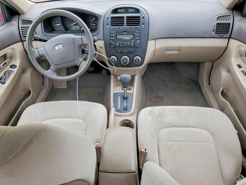 Продажа на аукционе авто 2008 Kia Spectra, vin: KNAFE121385531907, номер лота: 53796286
