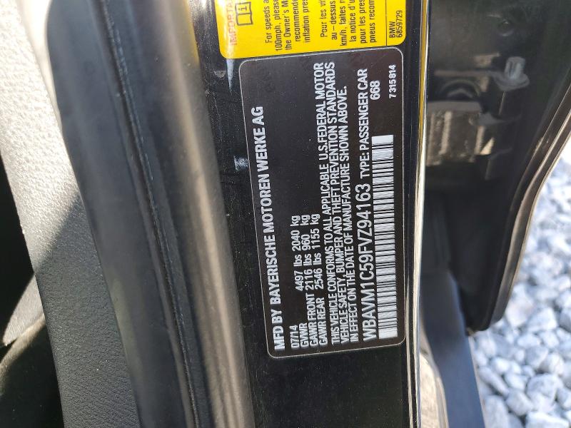 Aukcja sprzedaży 2015 Bmw X1, vin: WBAVM1C59FVZ94163, numer aukcji: 54986836