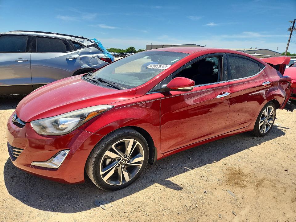 2016 Hyundai Elantra მანქანა იყიდება აუქციონზე, vin: KMHDH4AE1GU599078, აუქციონის ნომერი: 52827076