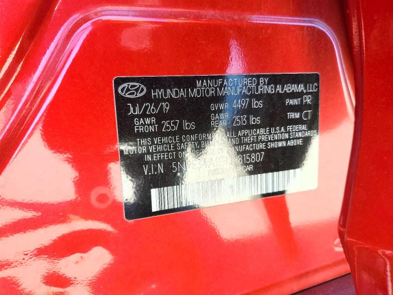 Продаж на аукціоні авто 2019 Hyundai Sonata, vin: 5NPE34AF3KH815807, номер лоту: 53671966
