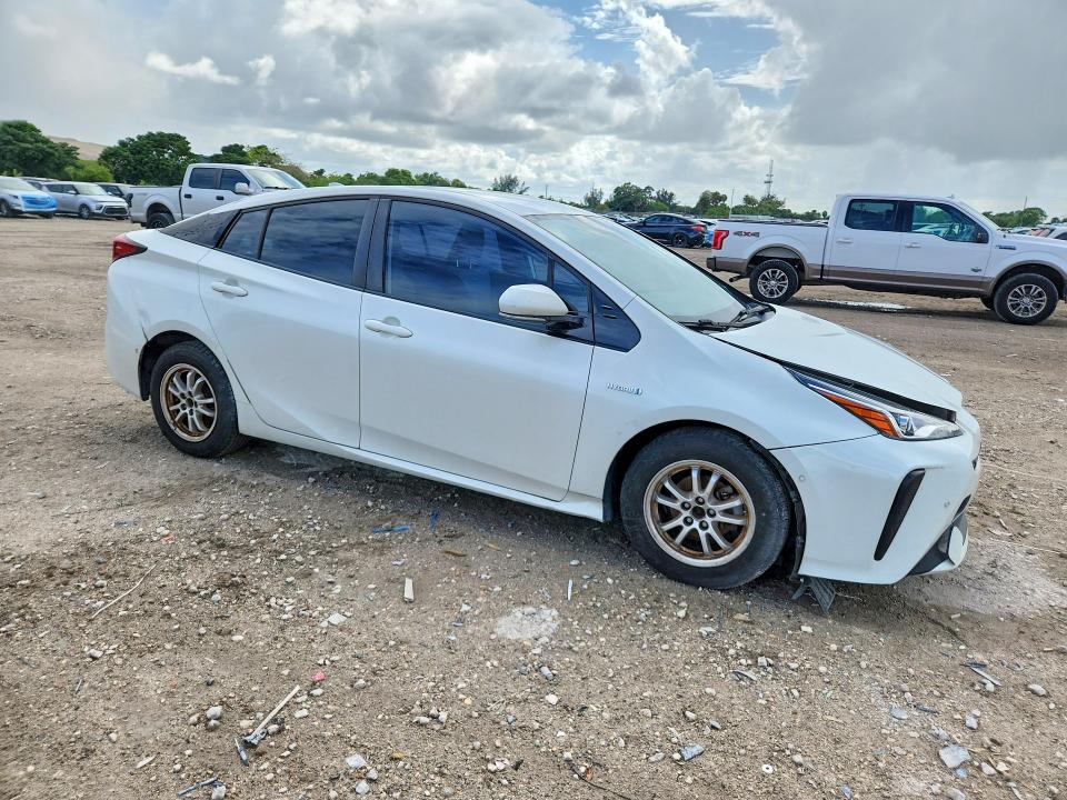 53712466 :رقم المزاد ، JTDKARFU4K3083325 vin ، 2019 Toyota Prius مزاد بيع
