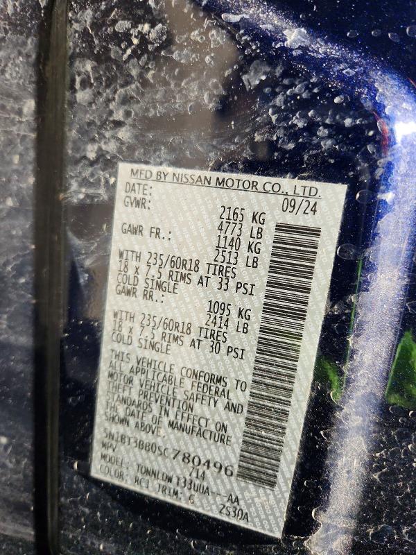 Продажа на аукционе авто 2025 Nissan Rogue, vin: 5N1BT3BB0SC780496, номер лота: 53232426