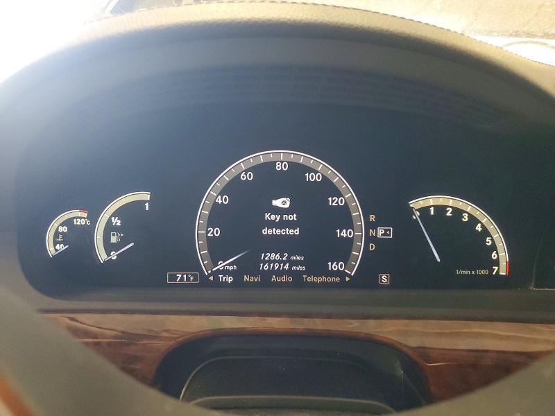 52526076 :رقم المزاد ، WDDNG86X59A252697 vin ، 2009 Mercedes-benz S مزاد بيع