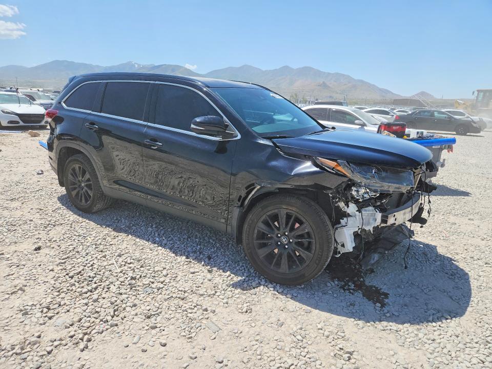 2019 Toyota Highlander მანქანა იყიდება აუქციონზე, vin: 5TDJZRFH3KS600281, აუქციონის ნომერი: 53282086