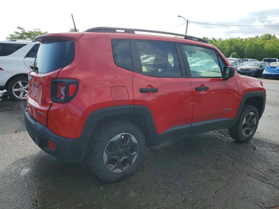 2018 Jeep Renegade მანქანა იყიდება აუქციონზე, vin: ZACCJBAH9JPH03523, აუქციონის ნომერი: 50719456