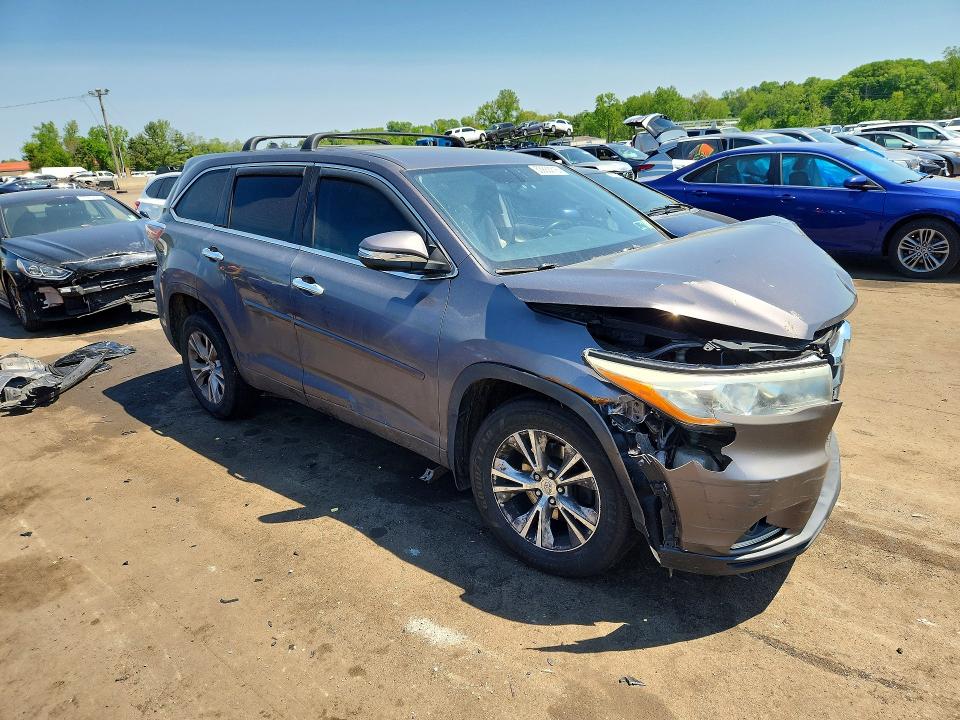 2014 Toyota Highlander მანქანა იყიდება აუქციონზე, vin: 5TDBKRFH7ES048023, აუქციონის ნომერი: 53883716