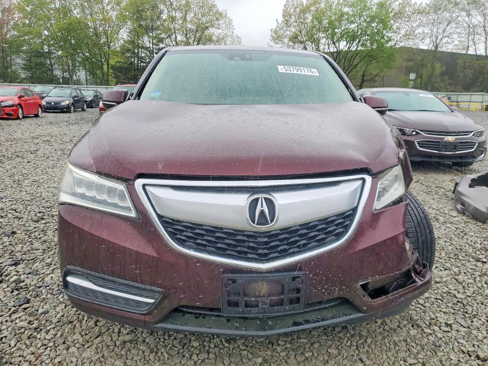 Продажа на аукционе авто 2015 Acura Mdx, vin: 5FRYD4H48FB022181, номер лота: 53799176