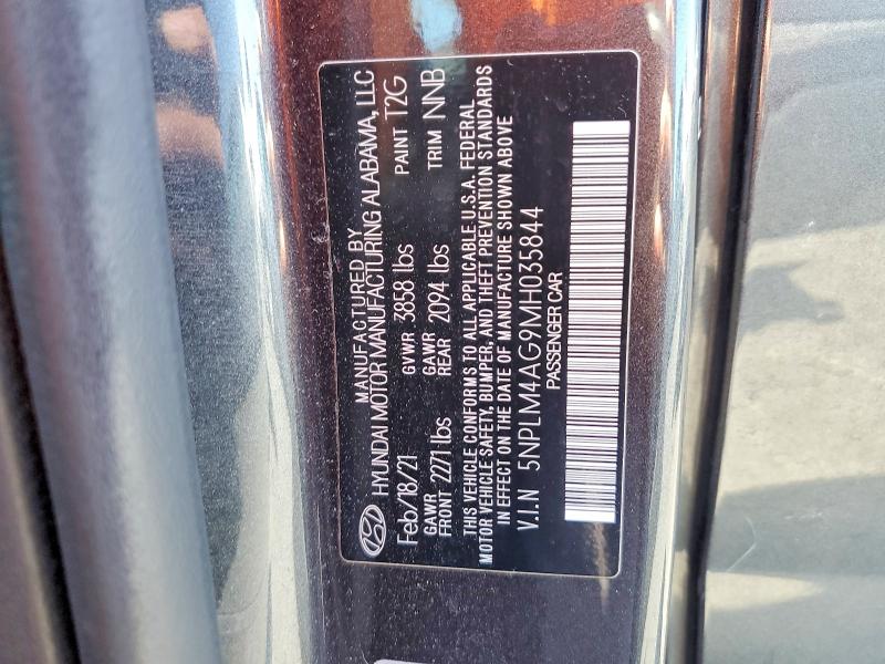 2021 Hyundai Elantra მანქანა იყიდება აუქციონზე, vin: 5NPLM4AG9MH035844, აუქციონის ნომერი: 53755556