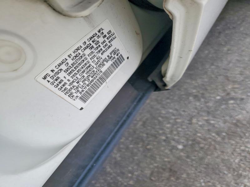 2006 Honda Pilot მანქანა იყიდება აუქციონზე, vin: 2HKYF18546H547078, აუქციონის ნომერი: 53264096