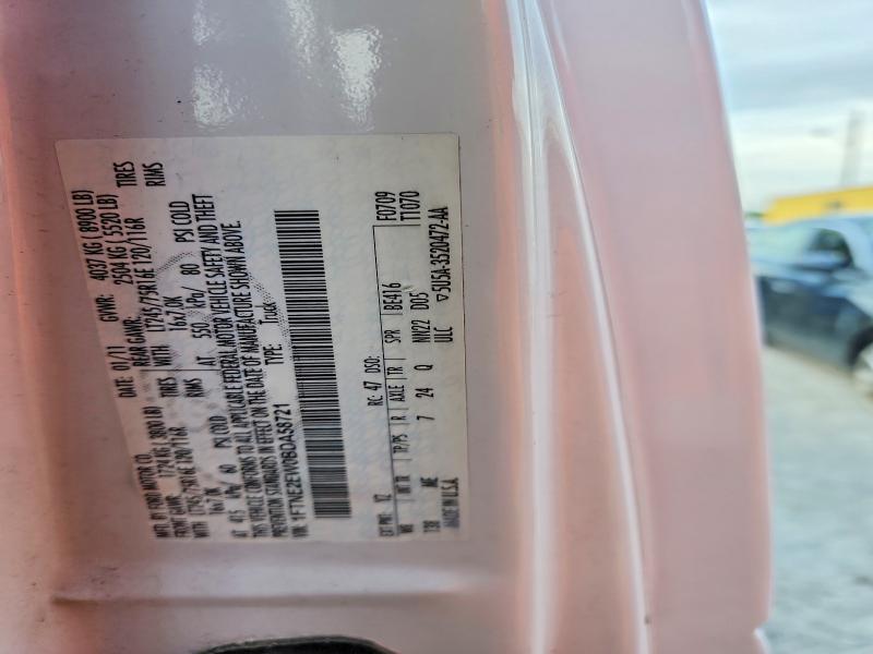 Продаж на аукціоні авто 2011 Ford Econoline E250 Van, vin: 1FTNE2EW0BDA58721, номер лоту: 52150976