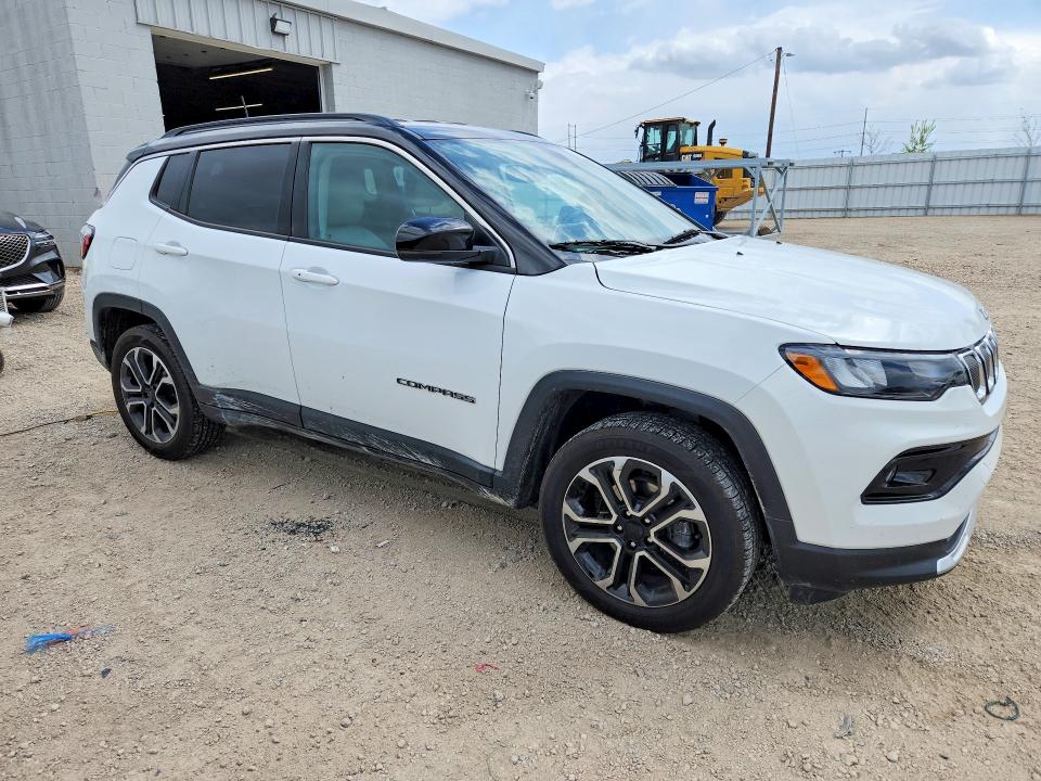 Продажа на аукционе авто 2022 Jeep Compass, vin: 3C4NJDCB0NT199343, номер лота: 52181506
