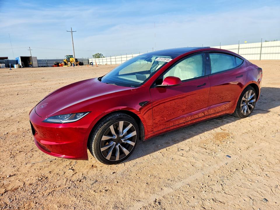 Продаж на аукціоні авто 2025 Tesla Model 3, vin: 5YJ3E1EA5SF033229, номер лоту: 55123916