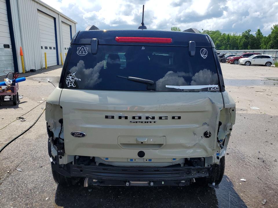54686486 :رقم المزاد ، 3FMCR9CN5SRE72420 vin ، 2025 Ford Bronco Sport مزاد بيع
