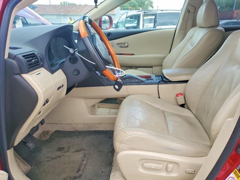 52076096 :رقم المزاد ، 2T2BK1BA9AC060358 vin ، 2010 Lexus Rx مزاد بيع
