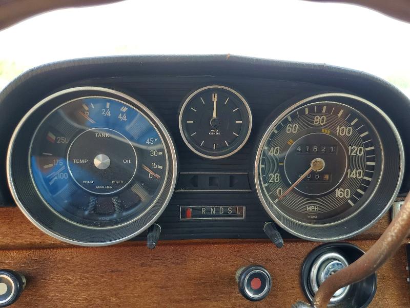 53670496 :رقم المزاد ، 1080161207530 vin ، 1971 Mercedes-benz 280s مزاد بيع