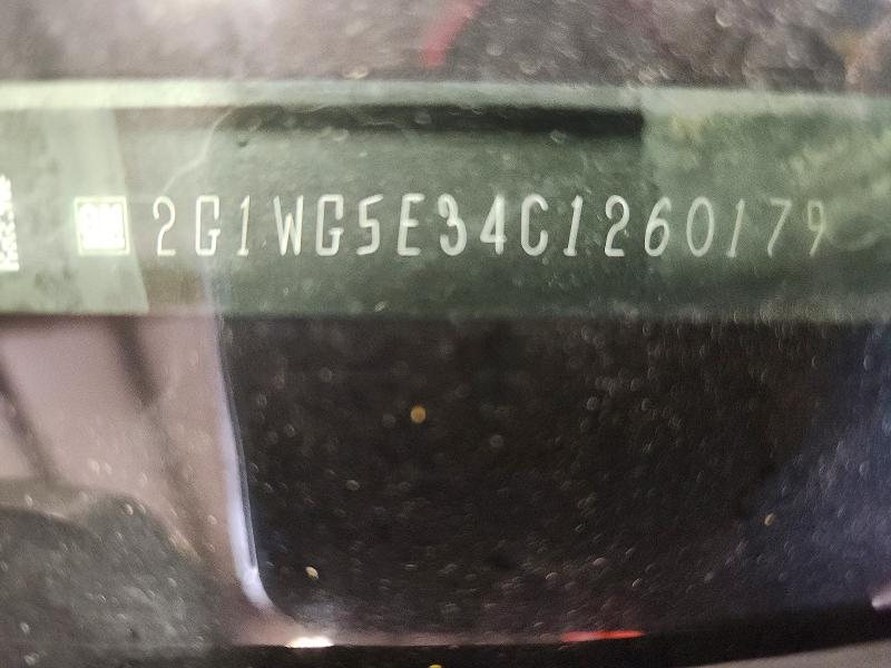 2012 Chevrolet Impala მანქანა იყიდება აუქციონზე, vin: 2G1WG5E34C1260179, აუქციონის ნომერი: 52216686