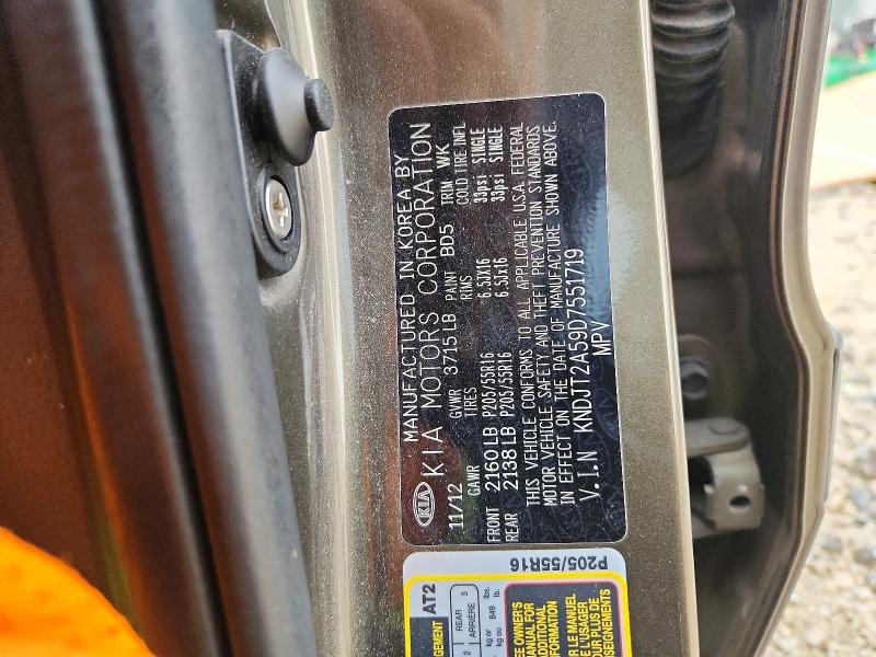 Aukcja sprzedaży 2013 Kia Soul, vin: KNDJT2A59D7551719, numer aukcji: 53578166
