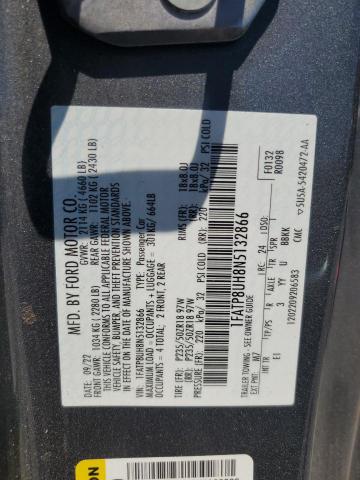 52968566 :رقم المزاد ، 1FATP8UH8N5132866 vin ، 2022 Ford Mustang مزاد بيع