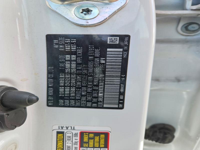 Aukcja sprzedaży 2019 Honda Cr-v, vin: JHLRW2H8XKX021270, numer aukcji: 54313746