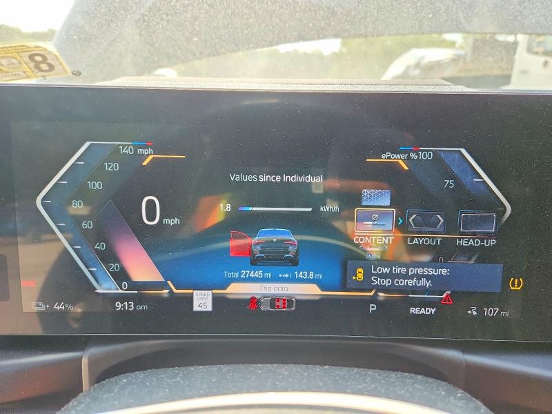 54161566 :رقم المزاد ، WBY73AW01NFN10167 vin ، 2022 Bmw I4 مزاد بيع