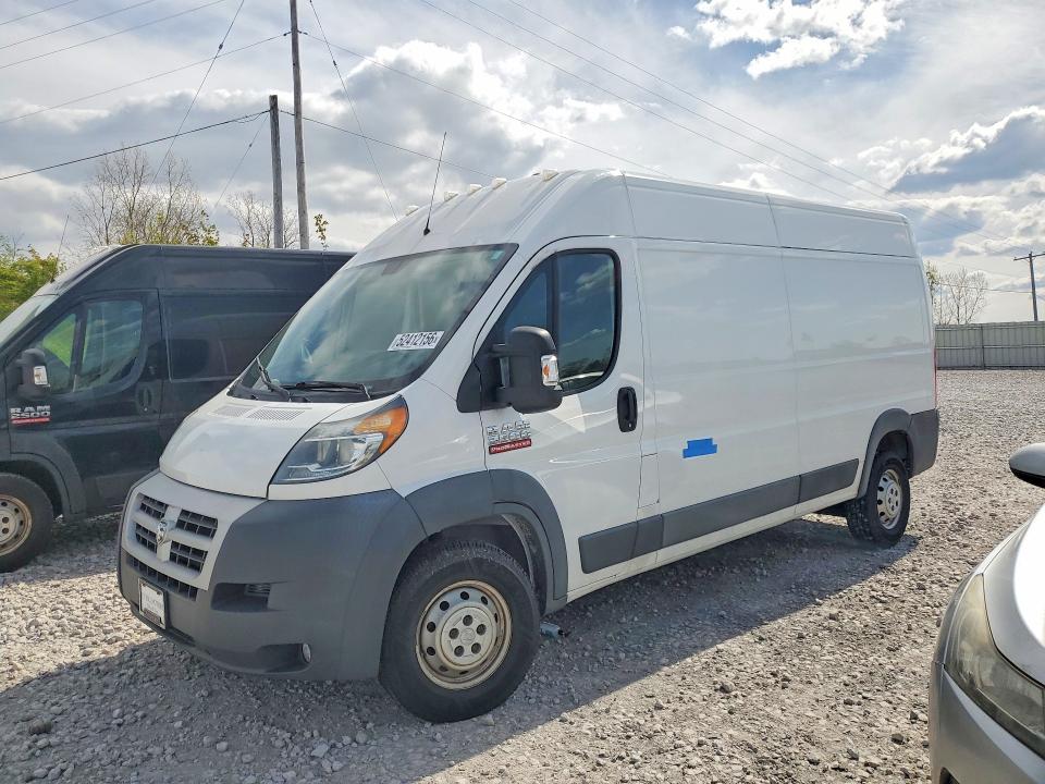 52412156 :رقم المزاد ، 3C6URVHG6GE100876 vin ، 2016 Ram Promaster 3500 مزاد بيع
