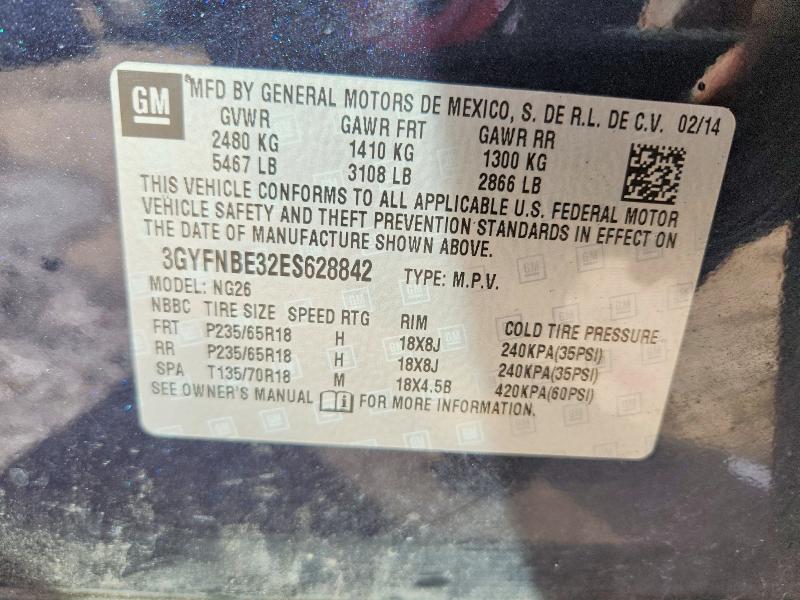 Продажа на аукционе авто 2014 Cadillac Srx, vin: 3GYFNBE32ES628842, номер лота: 52350836
