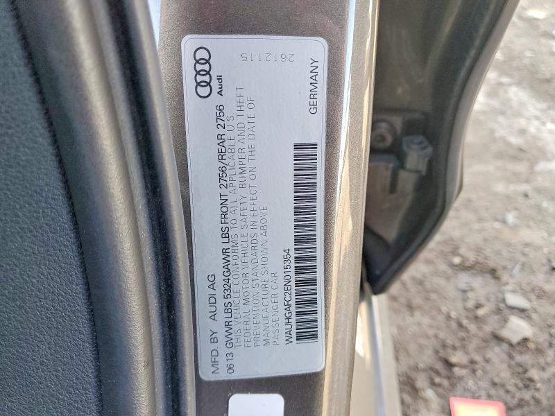 Aukcja sprzedaży 2014 Audi A6, vin: WAUHGAFC2EN015354, numer aukcji: 52392856