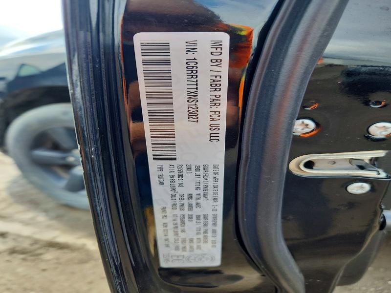 2022 Ram 1500 Classic მანქანა იყიდება აუქციონზე, vin: 1C6RR7TTXNS123027, აუქციონის ნომერი: 52193626