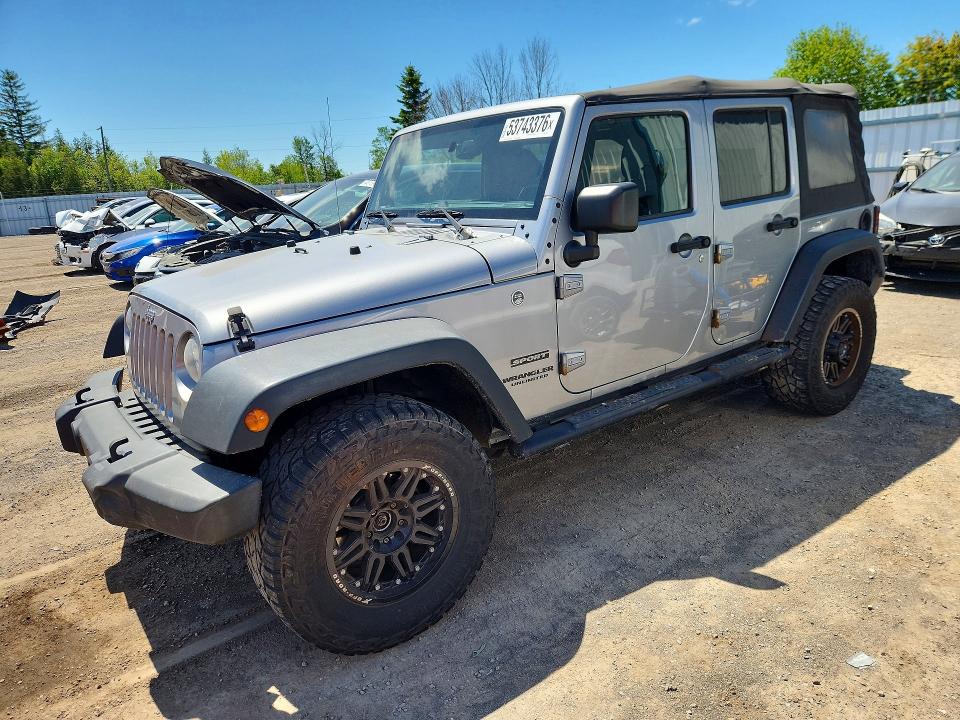 Продаж на аукціоні авто 2016 Jeep Wrangler Unlimited, vin: 1C4BJWDG9GL284270, номер лоту: 53743376